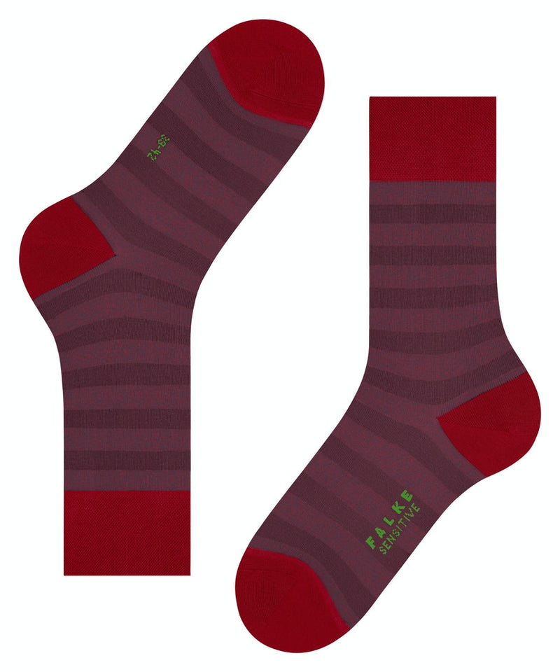 Sensitive Mapped Line Sock - Passion