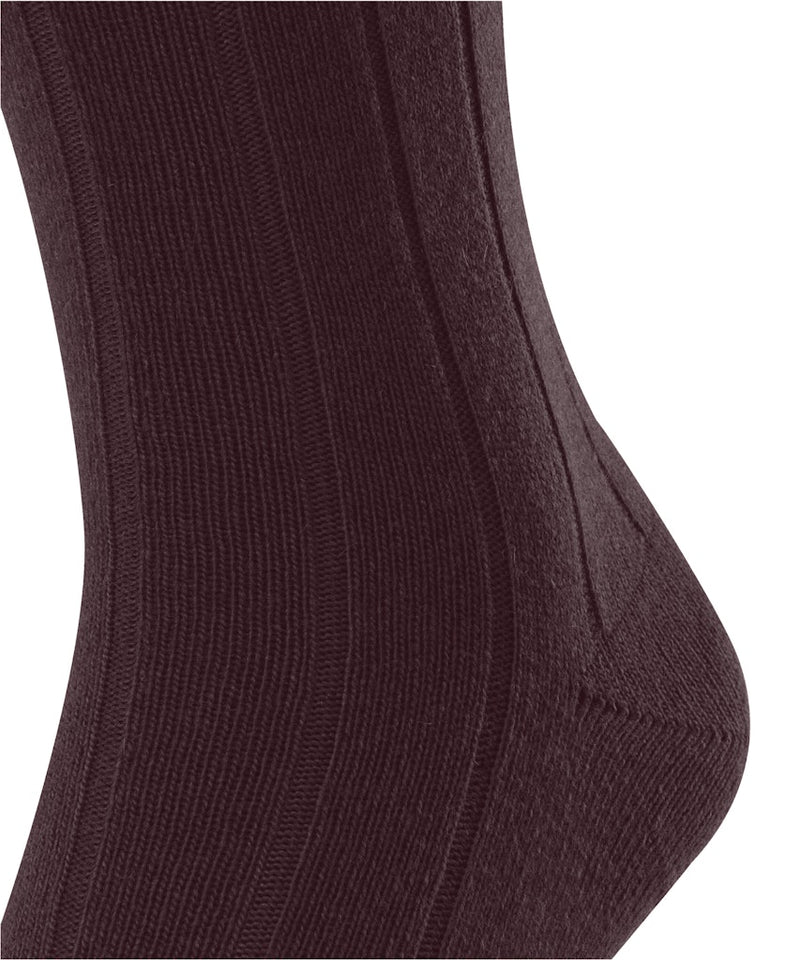 Lhasa Ribbed Sock - Barolo