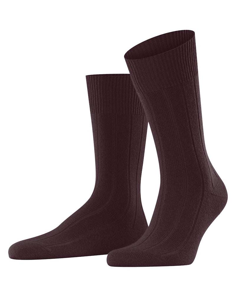 Lhasa Ribbed Sock - Barolo