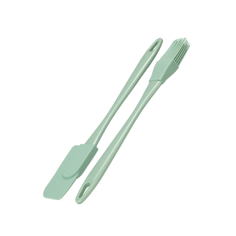 Twist Mini Pastry Brush & Jar Scraper Set - Mint