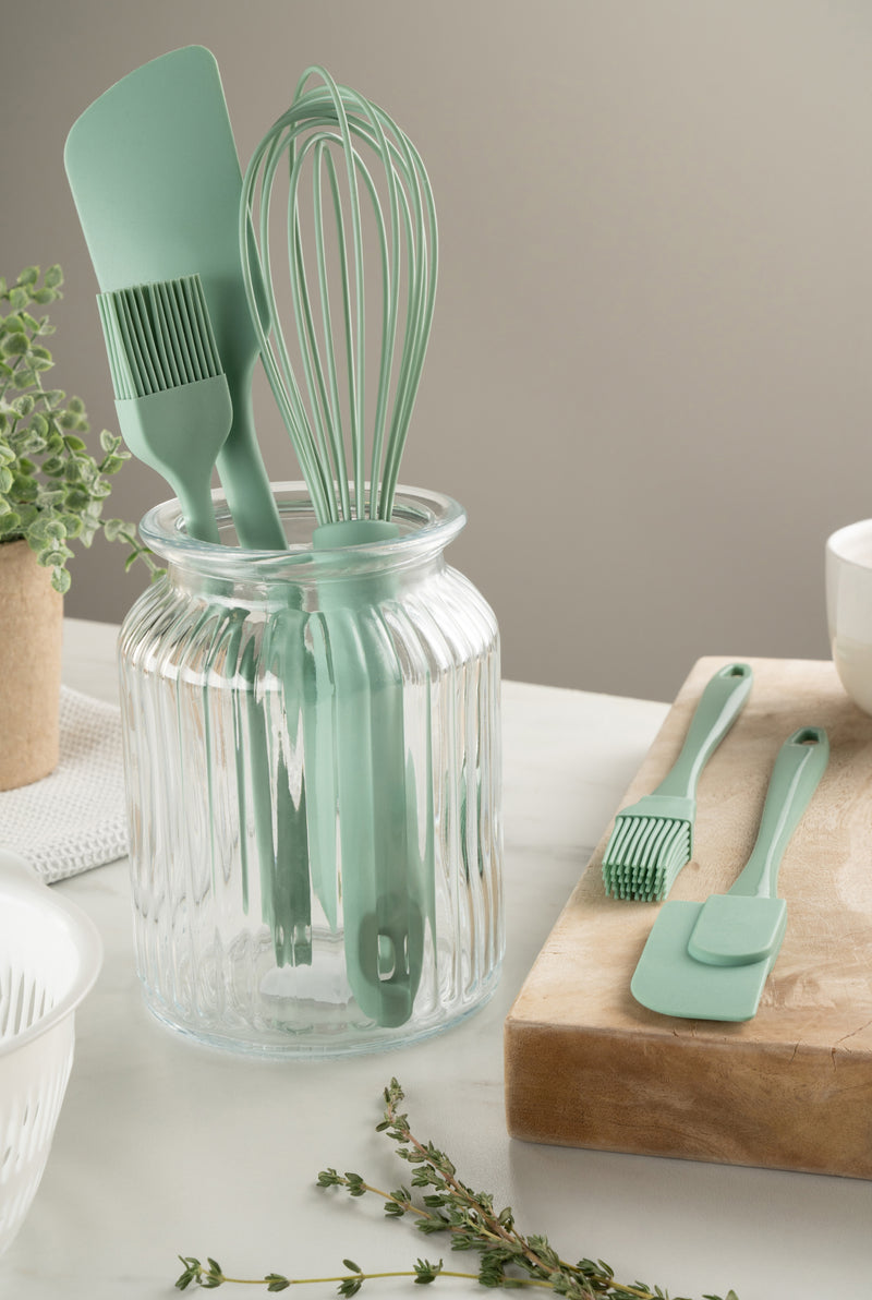 Twist Mini Pastry Brush & Jar Scraper Set - Mint