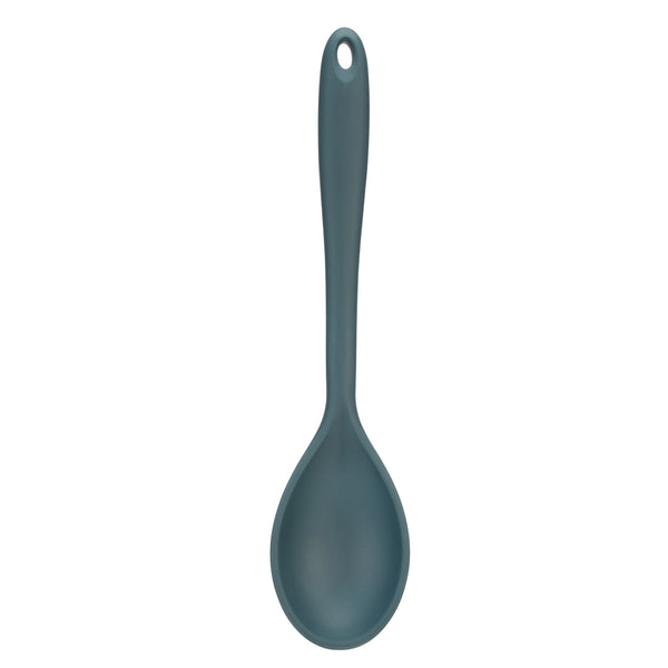 Twist Silicone Solid Spoon - Blue