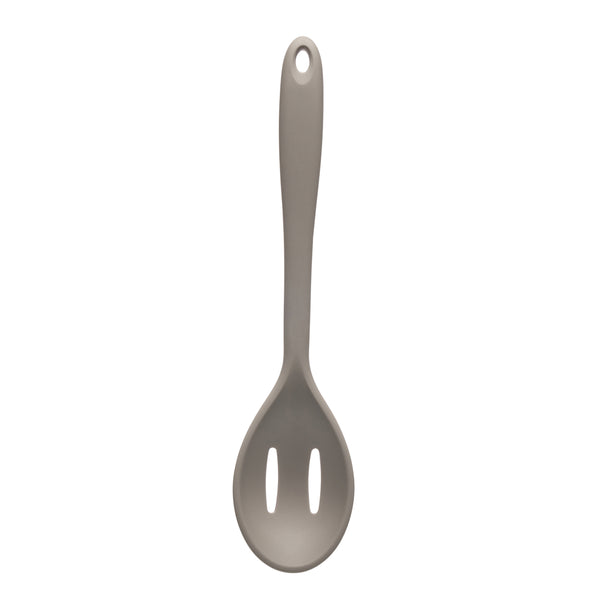 Twist Silicone Slotted Spoon - Grey