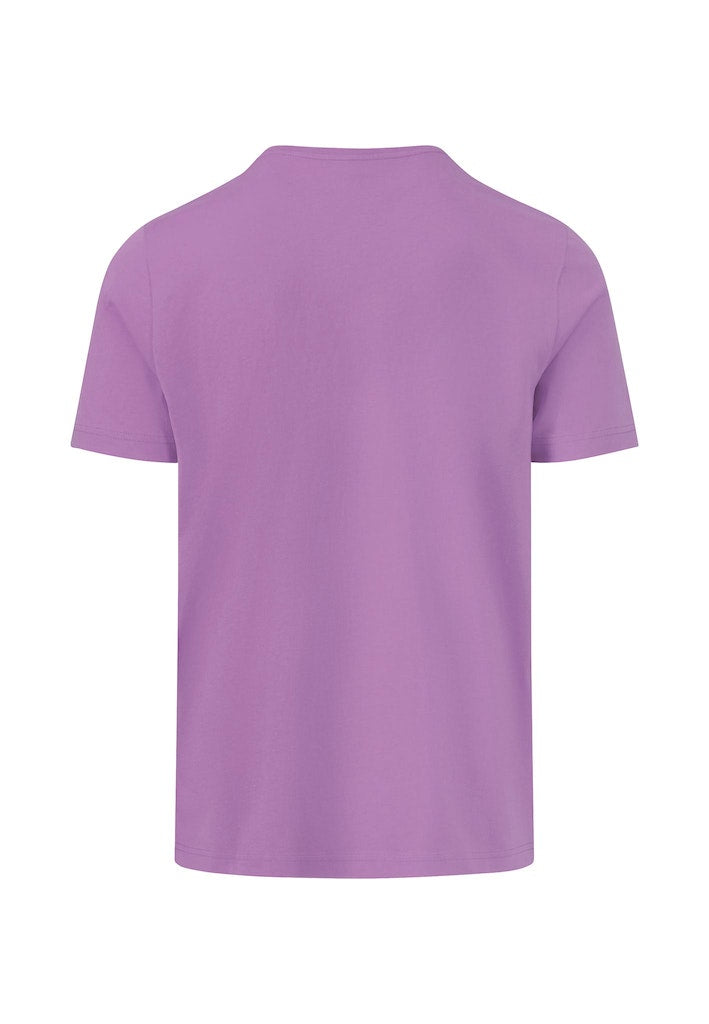 Plain Round Neck T-Shirt - Dusty Lavender