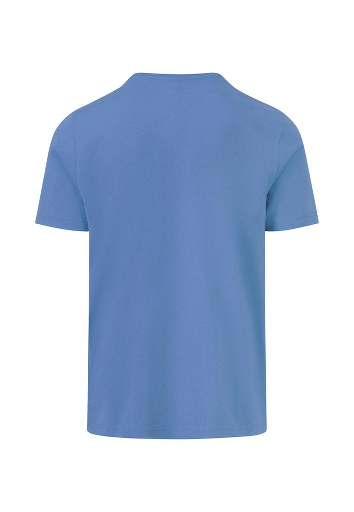 Plain Round Neck T-Shirt - Crystal Blue