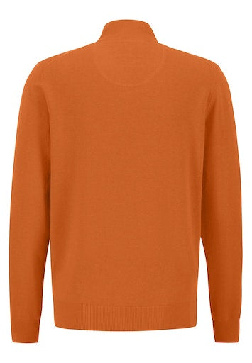 Plain Troyer Zip - Burnt Orange