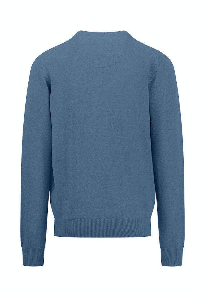 V Neck Jumper - Royal