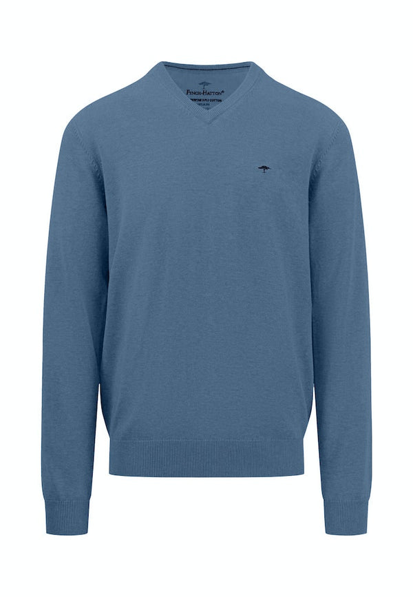 V Neck Jumper - Royal