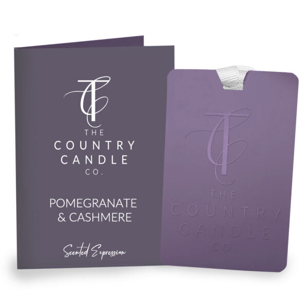 Fragrance Card - Pomegranate & Cashmere