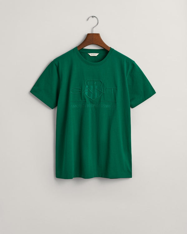 Tonal Shield T-Shirt - Wild Green