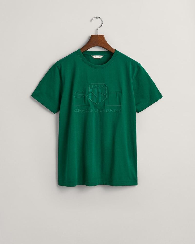 Tonal Shield T-Shirt - Wild Green