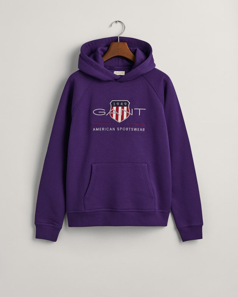 Archive Shield Hoodie - Pansy Purple