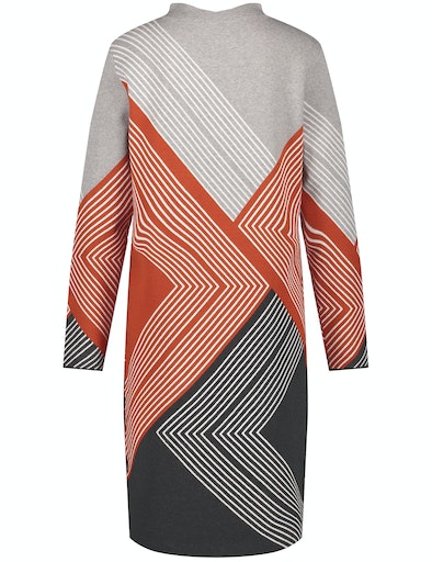 Embrace Cosiness Dress - Grey/brown