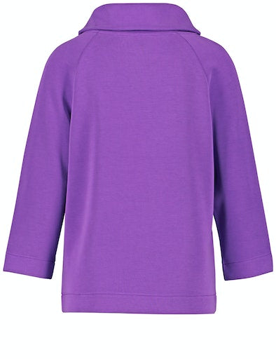 New Dimension 3/4Slv T-Shirt - Purple