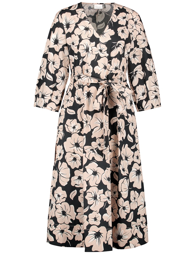 Flower Maniac Dress - Black/ecru/white