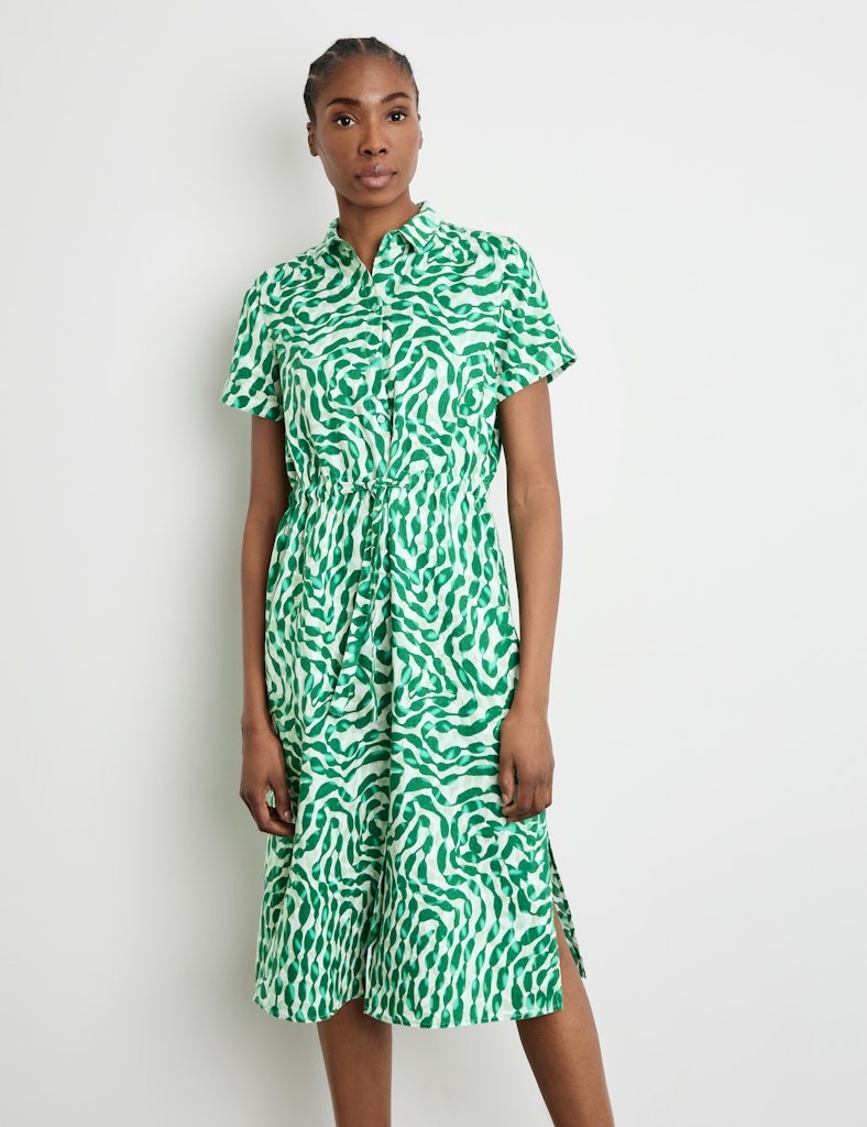 Flower Maniac Dress - Green Print