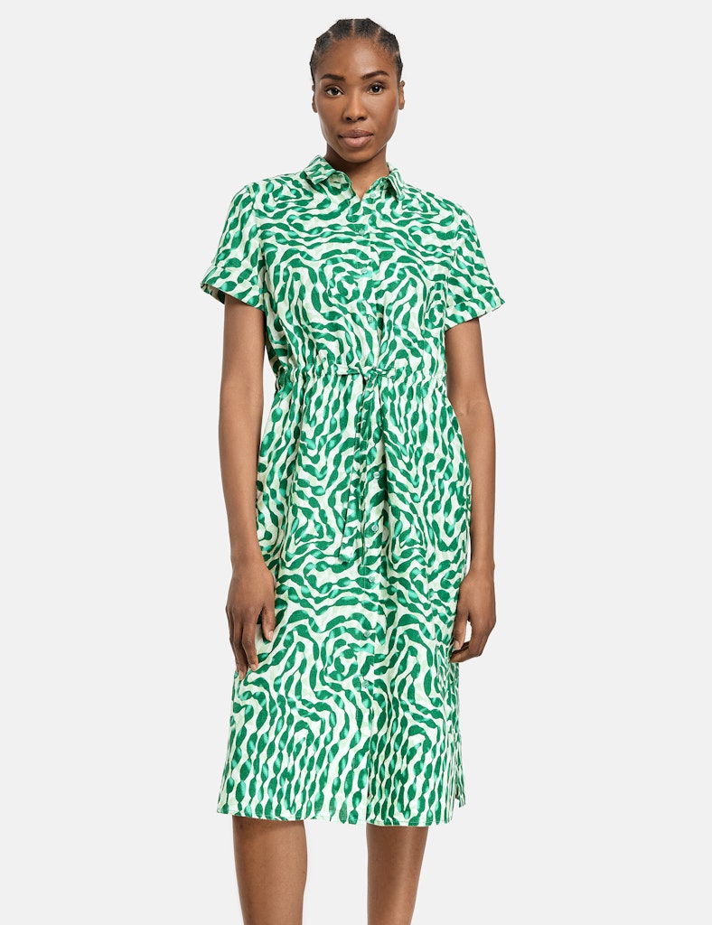 Flower Maniac Dress - Green Print