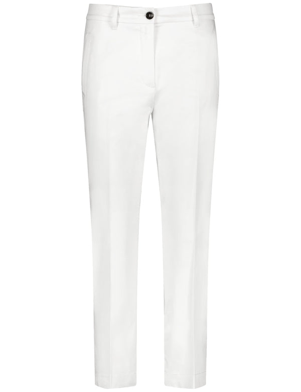 Into The Light Crop Trousers - White/white