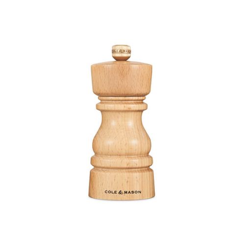 London 130mm Pepper Mill - Natural Beech