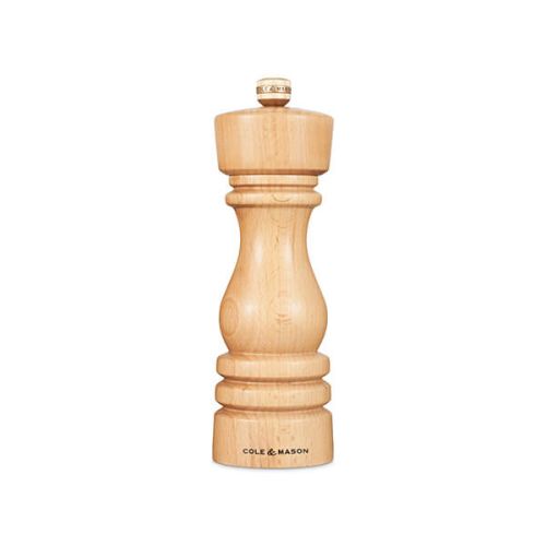 London 180mm Pepper Mill - Natural Beech