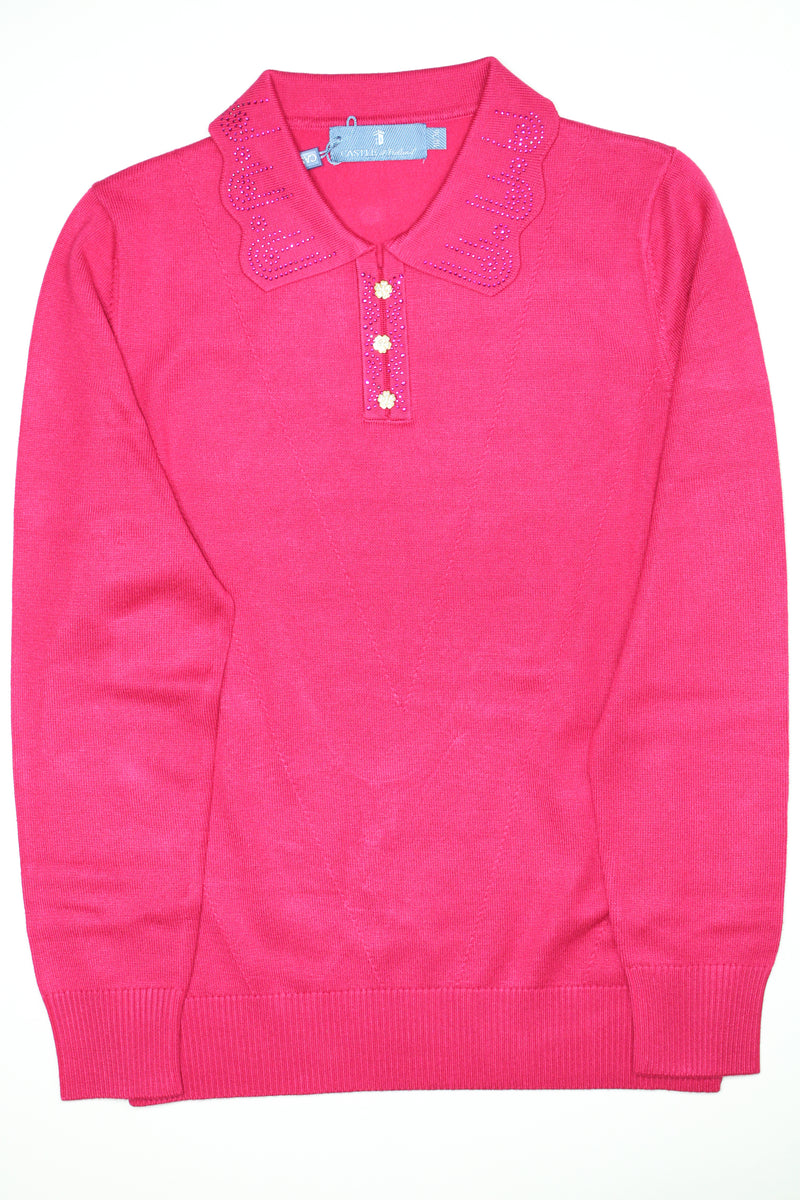 Round Neck Jumper - Crayola