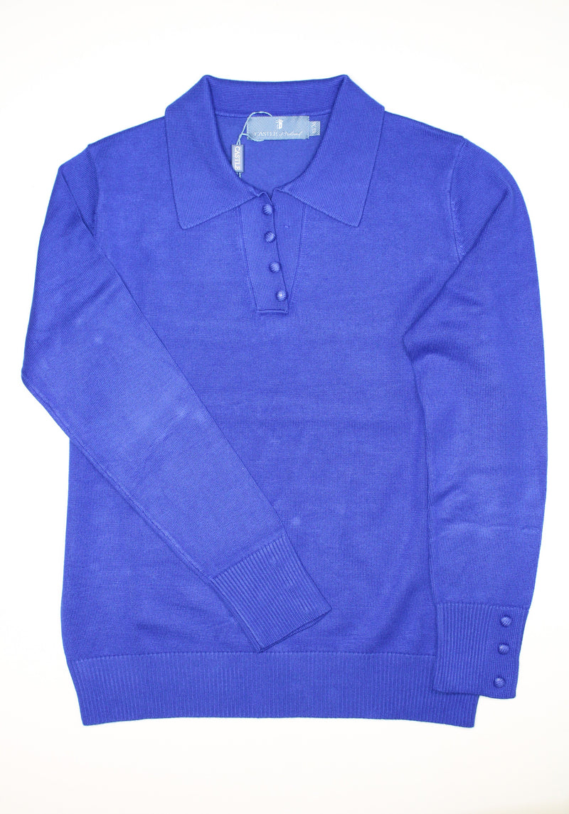 Round Neck Jumper - Deep Purple