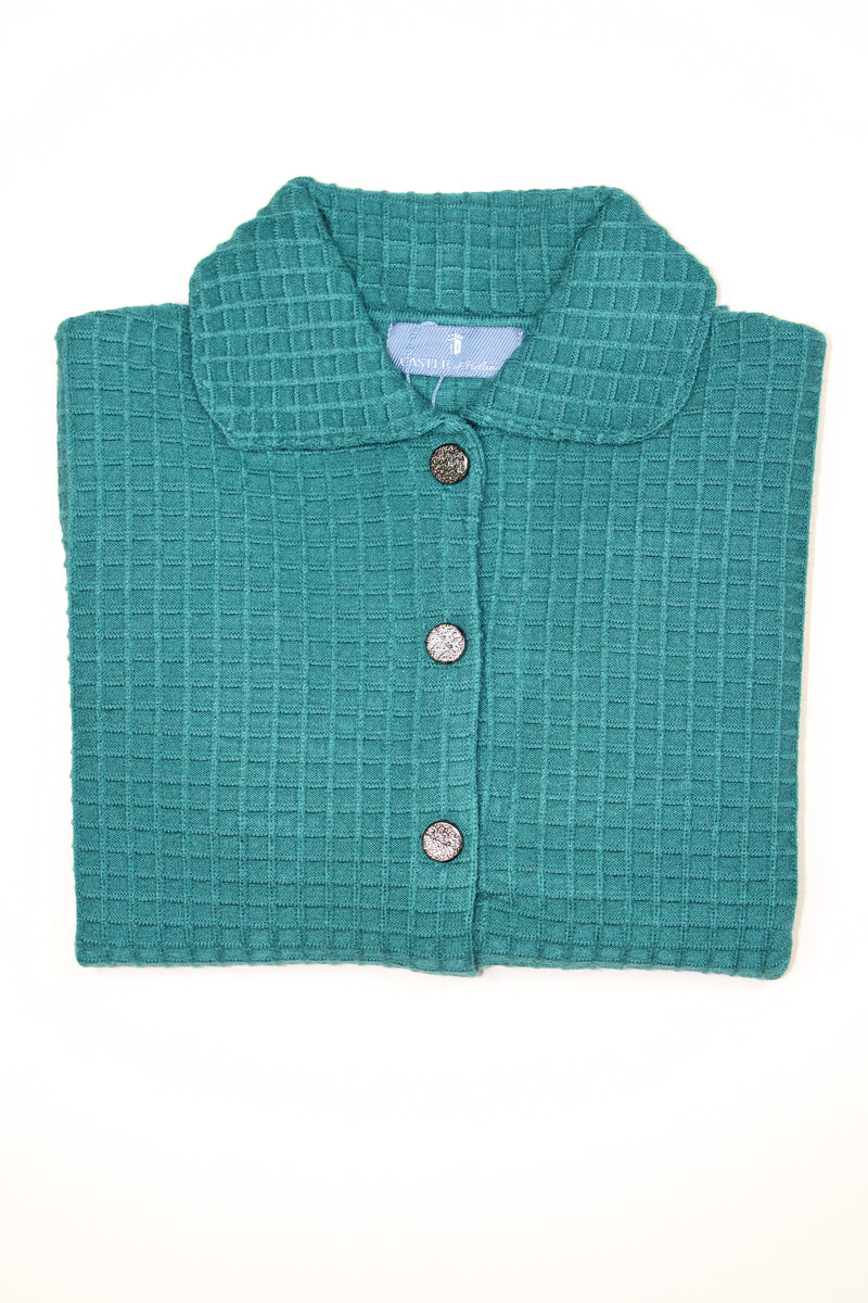 Cardigan - Petrol Blue