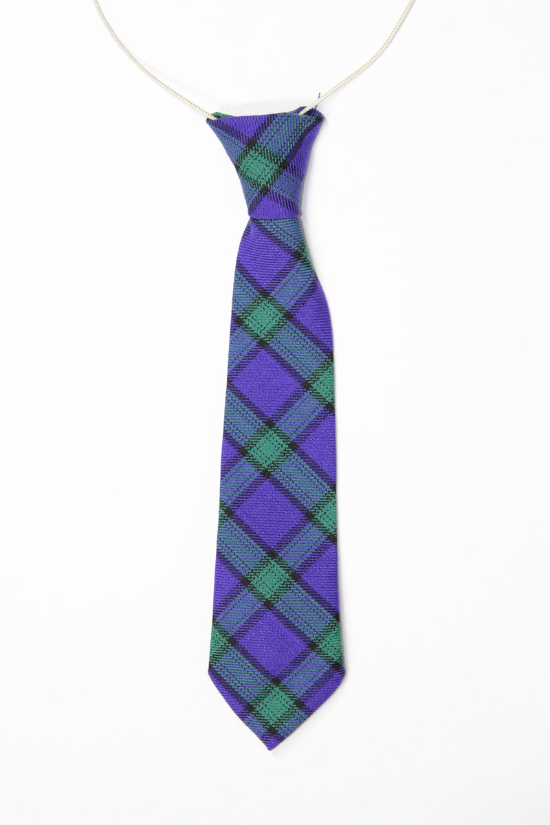 Tie - Purple/tartan