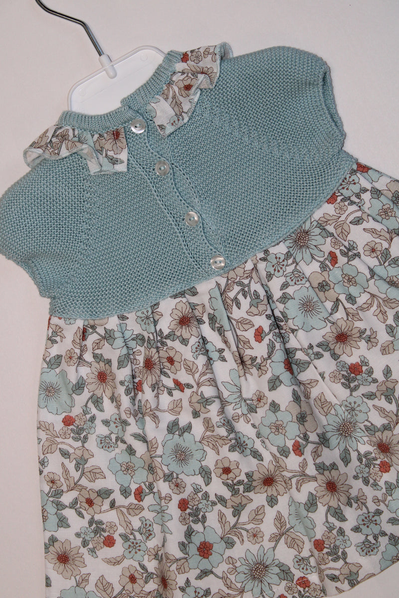 Floral Dress - Mint