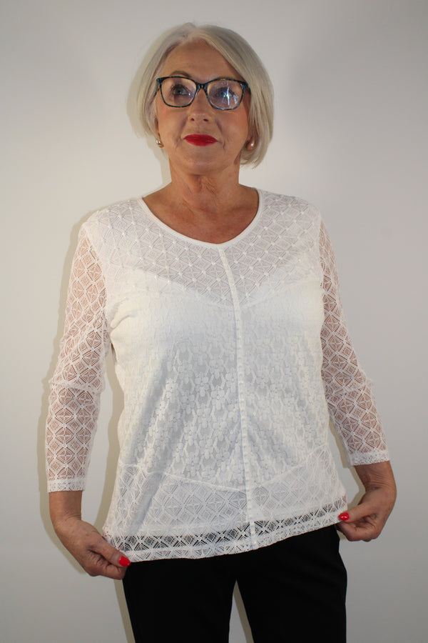 Plain Top - Ivory