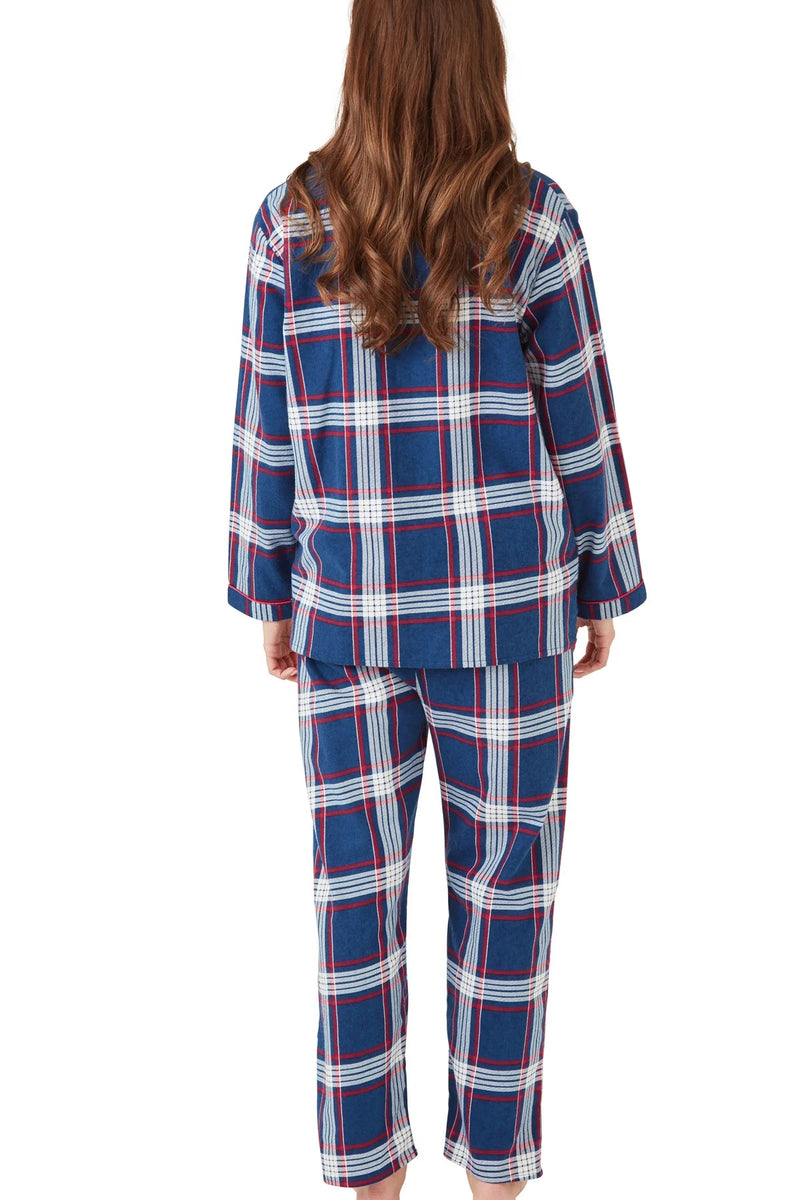 Check Wincey Pyjama - Navy