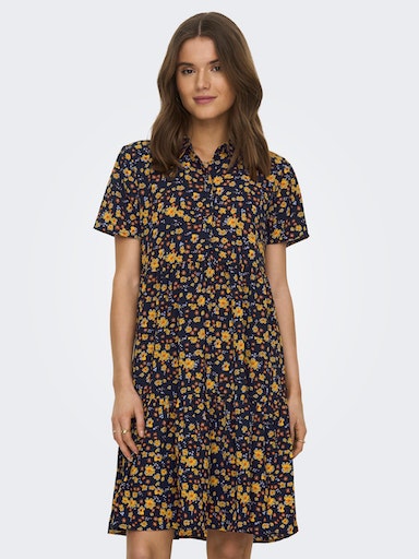 Maua Shirt Dress - Sky Captain