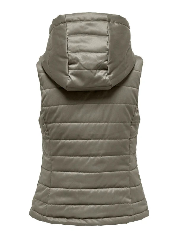 Bonie Hooded Gilet - Vetiver