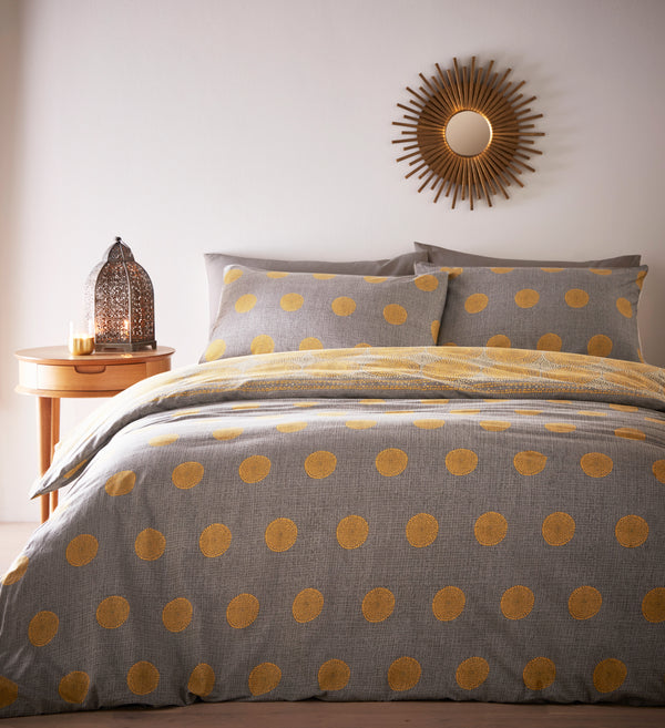 Joel Duvet Cover Set - Ochre