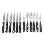 Sabatier 12 Piece Steak Knife & Fork Set