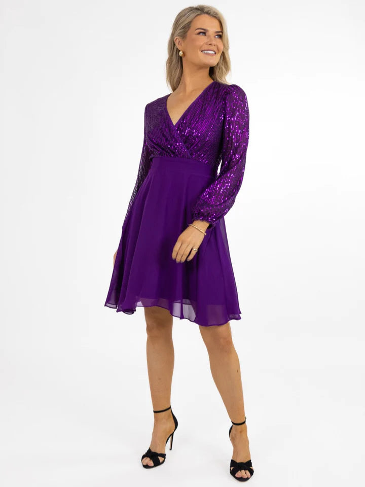 Monroe Dress - Purple