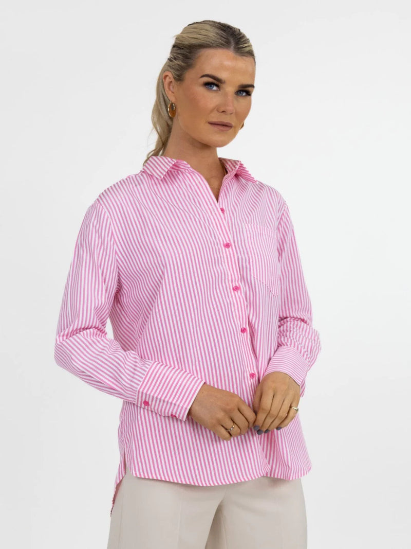 Oxford Shirt - Pink Stripe