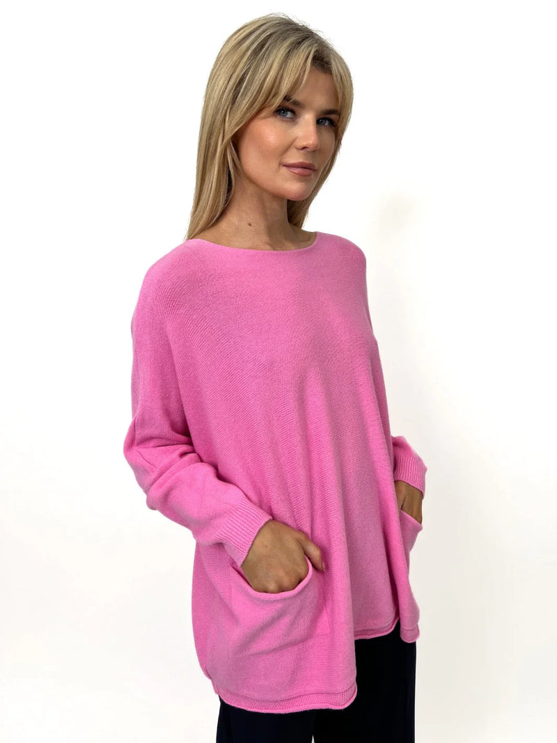 Roma 2 Pocket Jumper - Magenta