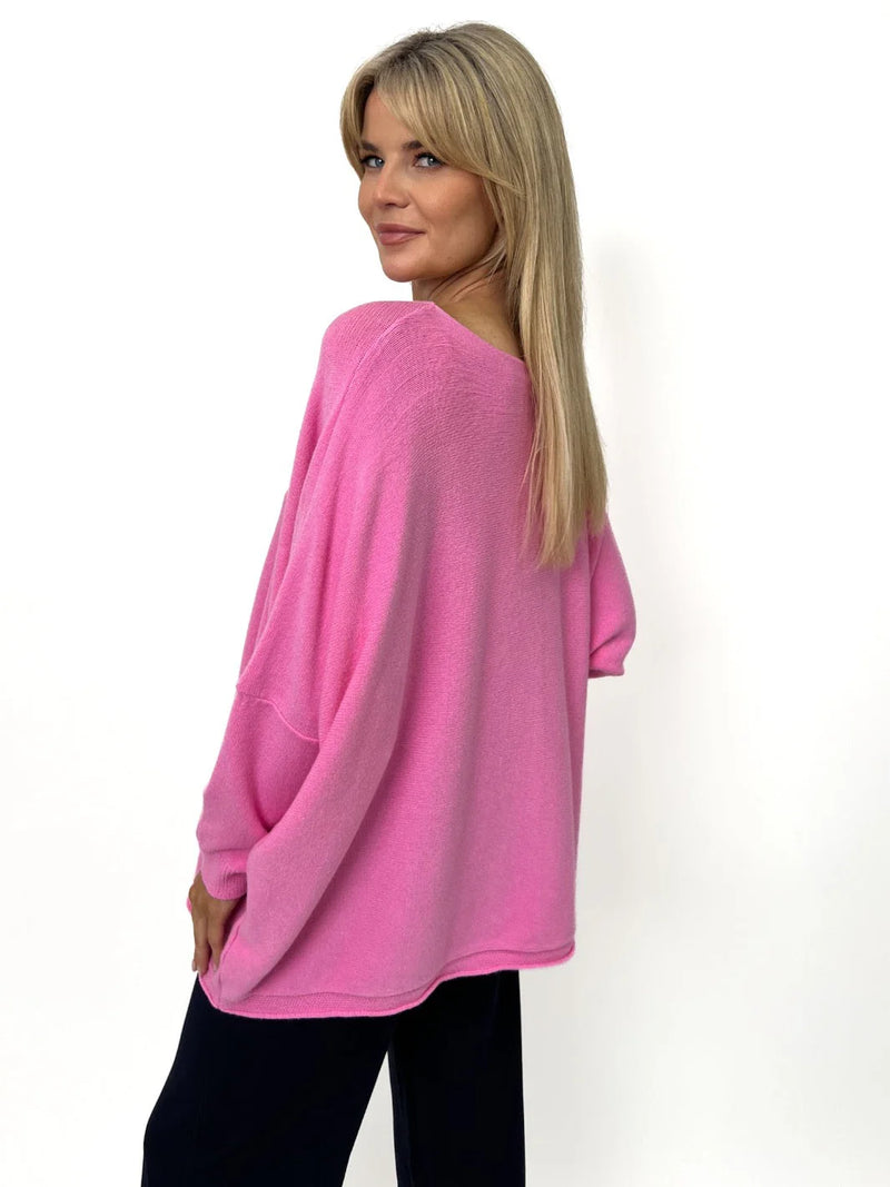 Roma 2 Pocket Jumper - Magenta