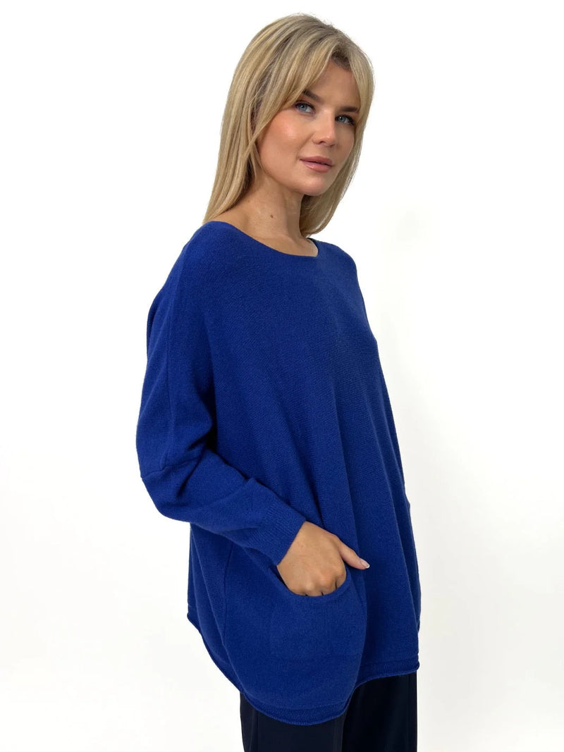 Roma 2 Pocket Jumper - Blue