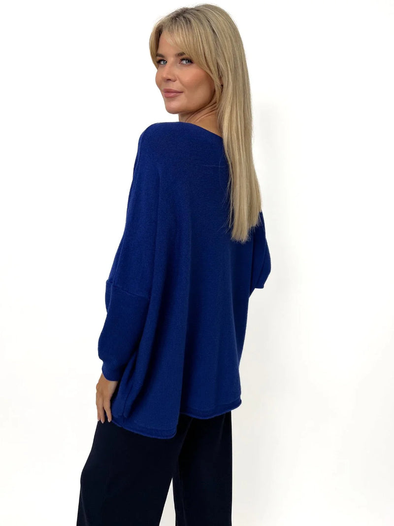 Roma 2 Pocket Jumper - Blue