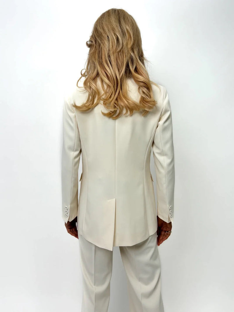 Saasari Blazer - Cream