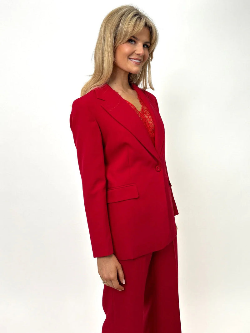 Saasari Blazer - Red