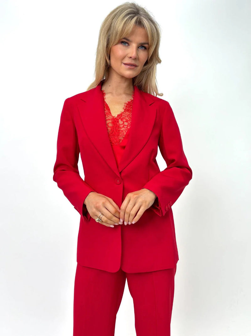 Saasari Blazer - Red