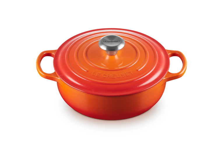 CHEFS SPECIAL PRICE - 24cm Cast Iron Round Sauteuse - Volcanic