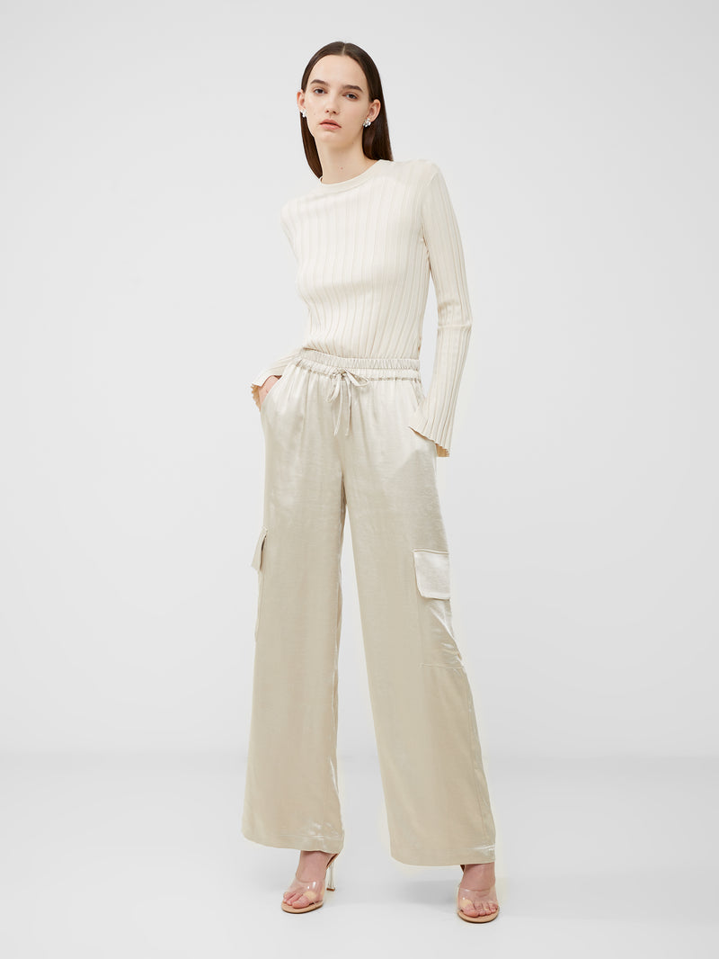 Chloetta Cargo Trouser - Silver Lining