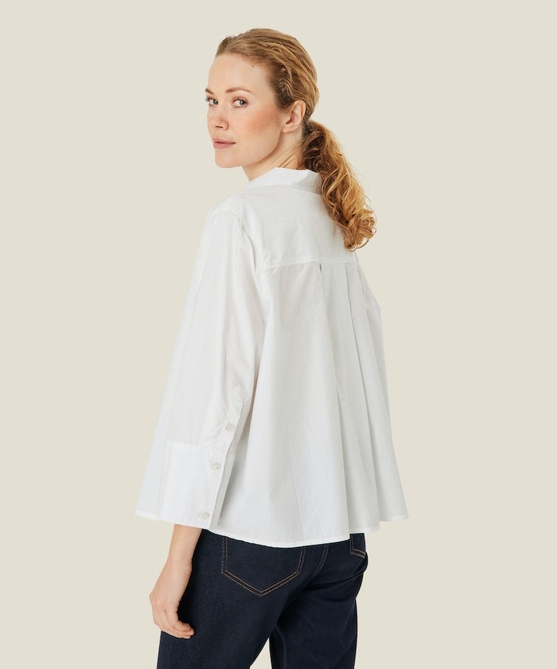 Ilonka 3/4 Sleeve Shirt - White