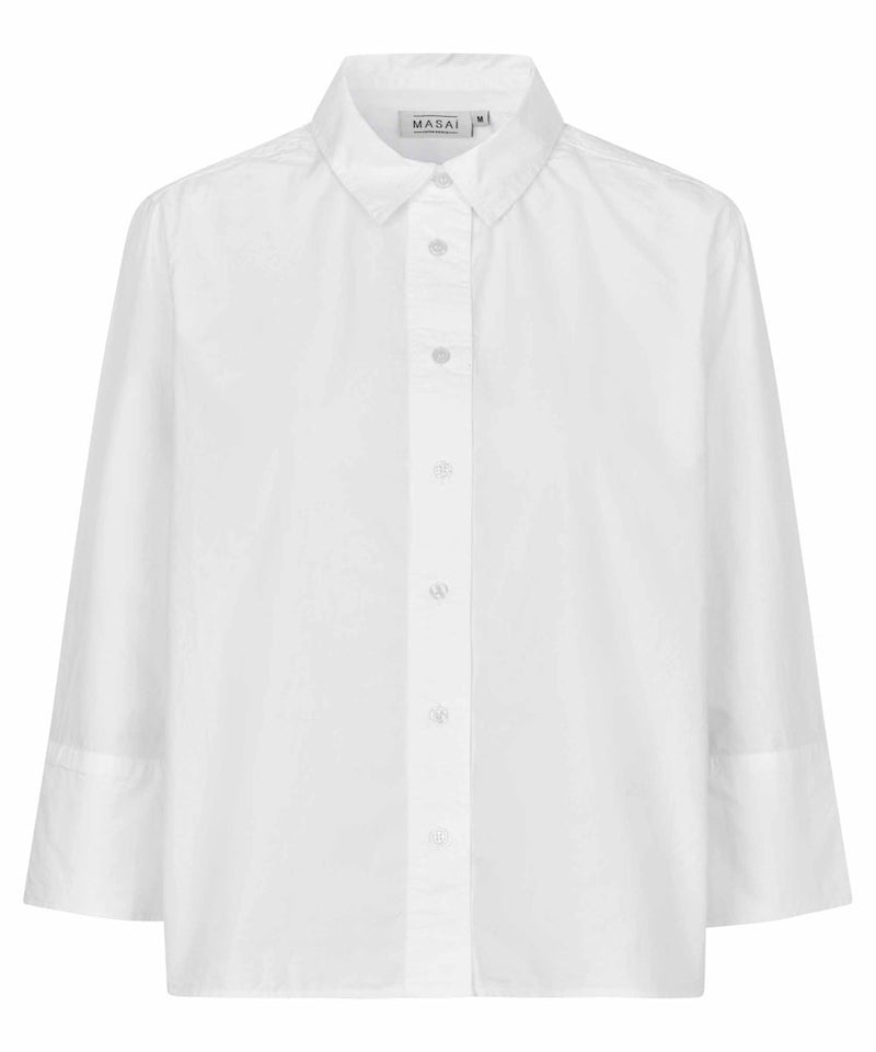 Ilonka 3/4 Sleeve Shirt - White