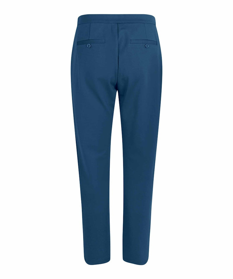 Pamala Slim Leg Trouser - Moonlight Ocean