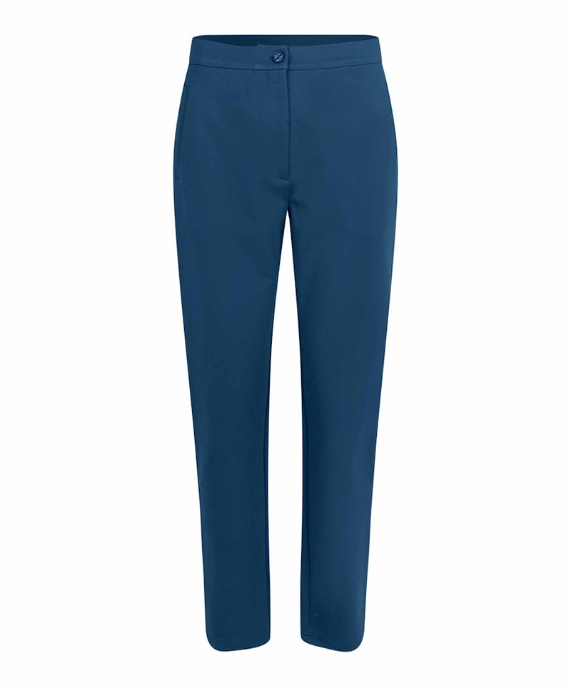 Pamala Slim Leg Trouser - Moonlight Ocean